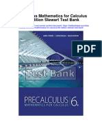 Instant Download Precalculus Mathematics For Calculus 6th Edition Stewart Test Bank PDF Full Chapter