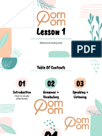 Foundation - Lesson 1 - Appearance +present Tense With - Be