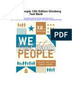 Instant Download We The People 12th Edition Ginsberg Test Bank PDF Full Chapter