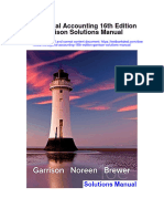 Instant Download Managerial Accounting 16th Edition Garrison Solutions Manual PDF Full Chapter