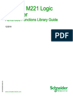 Modicon M221 Logic Controller, Advanced Functions Library Guide