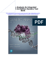 Instant Download Genetic Analysis An Integrated Approach 3rd Edition Sanders Test Bank PDF Full Chapter