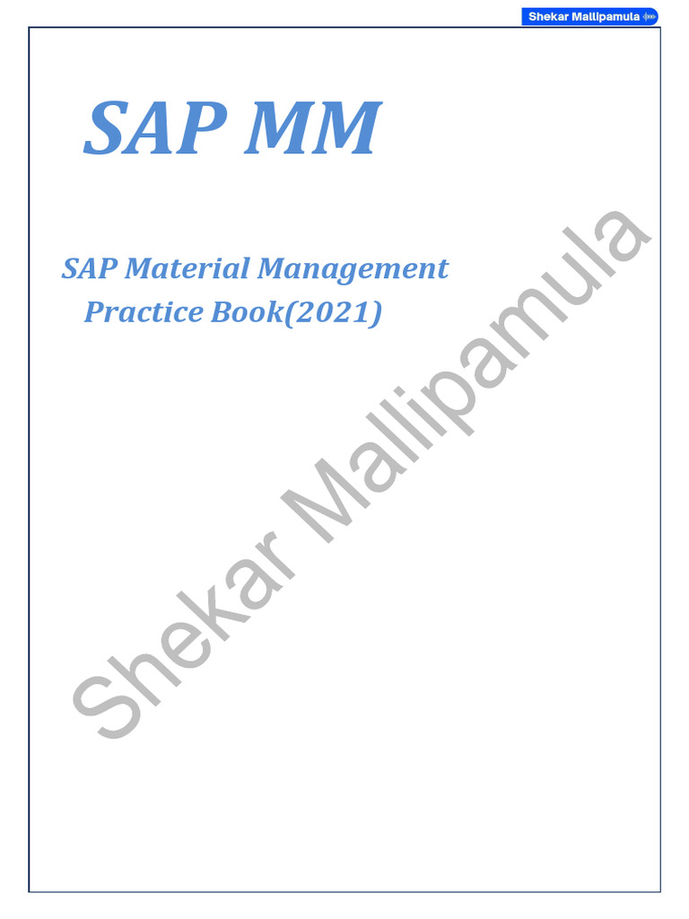 SAP HANA MM TUTORIAL PDF visual data 5
