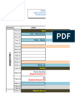 Calendrier Acitivités Ped 1° Et 2° Année 21-22