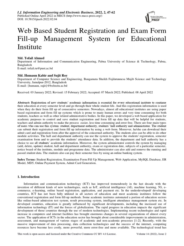 Web-Based Student Registration System | PDF | Dynamic Web Page | World ...