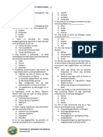 Aral Pan - 5 Diagnostic Test