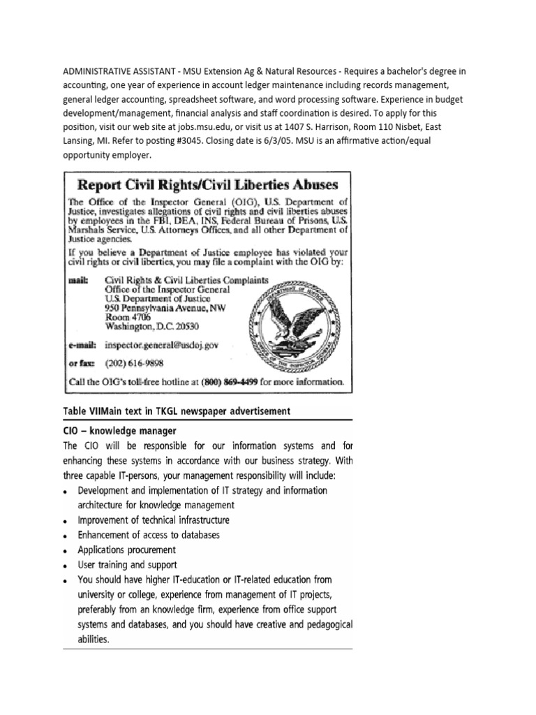 ADMINISTRATIVE ASSISTANT | PDF