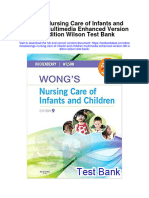 Instant Download Wongs Nursing Care of Infants and Children Multimedia Enhanced Version 9th Edition Wilson Test Bank PDF Full Chapter