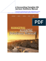 Instant Download Managerial Accounting Canadian 9th Edition Garrison Solutions Manual PDF Full Chapter