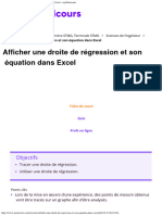 Afficher Une Droite de Régression Et Son Équation Dans Excel - Mymaxicours