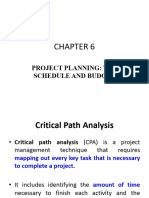 Critical Path Analysis EXERCISE