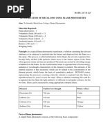 Flame Photometer