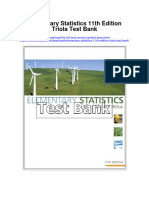 Instant Download Elementary Statistics 11th Edition Triola Test Bank PDF Full Chapter