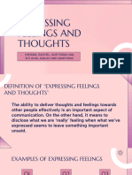 Expressing Feelings and Thoughts