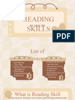 Reading Skills Intro
