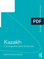 Kazakh A Comprehensive Grammar Raikhangul Mukhamedova Routledge Comprehensive Grammars. 1-2-2015 Routledge 9781138828636 Annas Archive 1