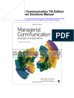 Instant Download Managerial Communication 7th Edition Hynes Solutions Manual PDF Full Chapter