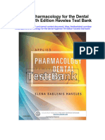 Instant Download Applied Pharmacology For The Dental Hygienist 7th Edition Haveles Test Bank PDF Full Chapter