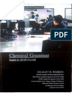 Chemical Grammar English
