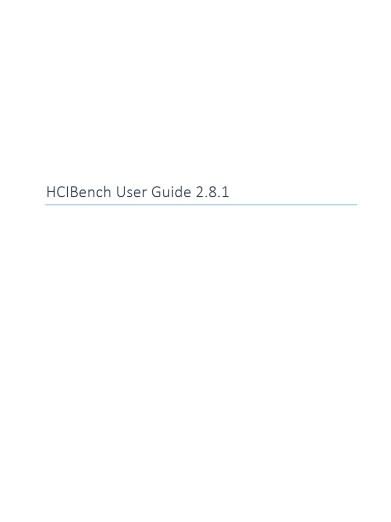 HCIBench User Guide 2.8.1 | PDF | Ip Address | Computer Network