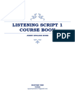 Listening Script Part 1 Course Book