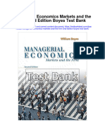 Instant Download Managerial Economics Markets and The Firm 2nd Edition Boyes Test Bank PDF Full Chapter