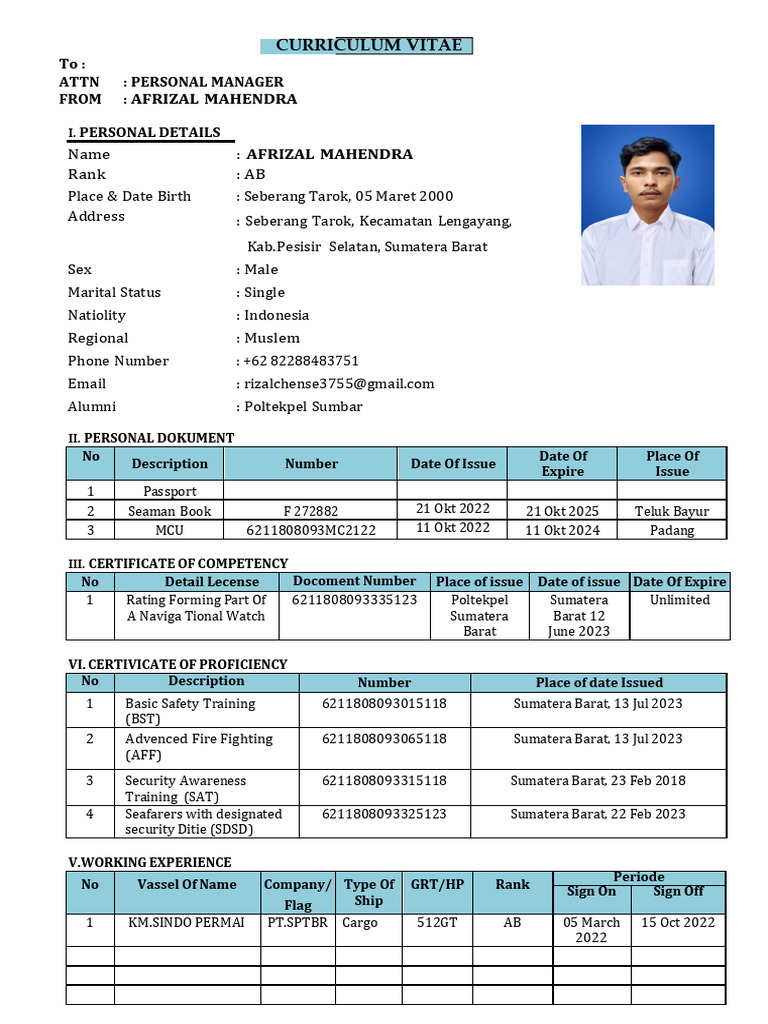 Cv pelayaran pdf shipping water transport