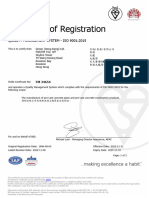 ISO 9001 Certificate - DHK - 2022-2025