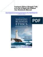Instant Download Managing Business Ethics Straight Talk About How To Do It Right 6th Edition Trevino Solutions Manual PDF Full Chapter