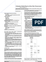 An Energy Expenditure Estimation Method Based On Heart Rate Measurement