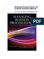 Instant Download Managing Business Process Flows 3rd Edition Anupindi Solutions Manual PDF Full Chapter