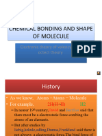 Chemical Bonding and Shape of Molecule