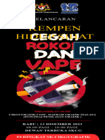 Design Banting Kempen Hidup Sihat, Cegah Rokok Dan Vape (Cikgugrafik)