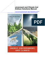 Instant Download Energy Environment and Climate 2nd Edition Wolfson Solutions Manual PDF Full Chapter