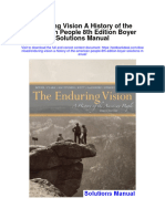 Instant Download Enduring Vision A History of The American People 8th Edition Boyer Solutions Manual PDF Full Chapter