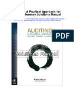 Instant Download Auditing A Practical Approach 1st Edition Moroney Solutions Manual PDF Full Chapter