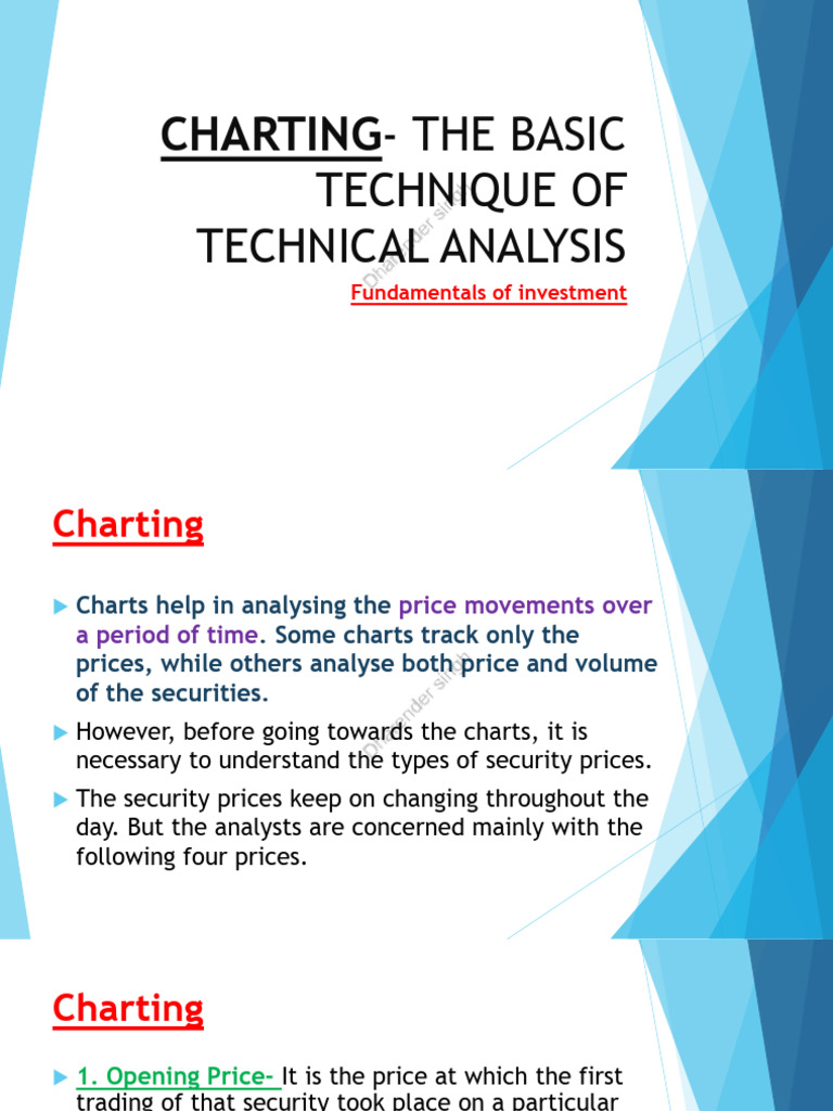 CHARTING- THE BASIC TECHNIQUE OF TECHNICAL ANALYSIS | PDF | Technical