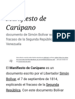 Manifiesto de Carúpano - Wikipedia, La Enciclopedia Libre
