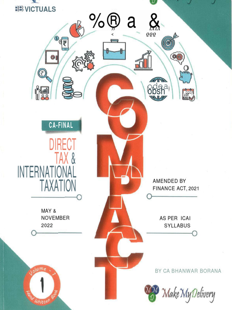 Direct TAX: & International Taxation | PDF | Capital Gains Tax | Expense