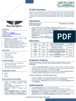 Raj Sanghvi: Profile Summary