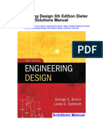 Instant Download Engineering Design 5th Edition Dieter Solutions Manual PDF Full Chapter