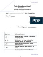 2021 P2 Maths Bite Sized Assessment 3 ACSJ