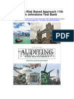 Instant Download Auditing A Risk Based Approach 11th Edition Johnstone Test Bank PDF Full Chapter