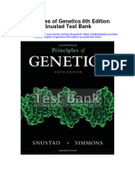 Instant Download Principles of Genetics 6th Edition Snustad Test Bank PDF Full Chapter