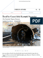 İsrail'in Gazze'deki Karmaşık Stratejisi - Dışişleri