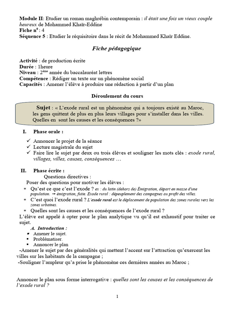 Causes et conséquences de l'exode rural | PDF | Bidonville | Zone rurale