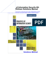 Instant download Principles of Information Security 6th Edition Whitman Solutions Manual pdf full chapter