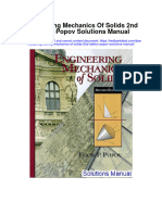 Instant Download Engineering Mechanics of Solids 2nd Edition Popov Solutions Manual PDF Full Chapter