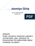 ANA 107-Anatomi Giriş