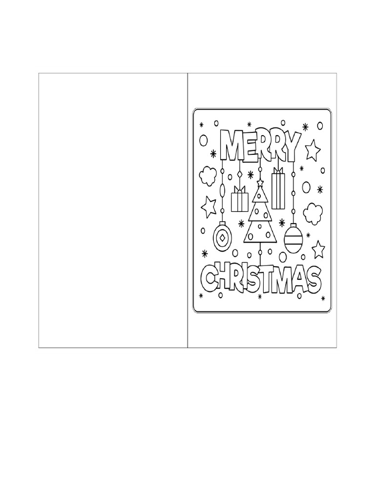 Printable Christmas Coloring Cards Kids - 43419.png | PDF